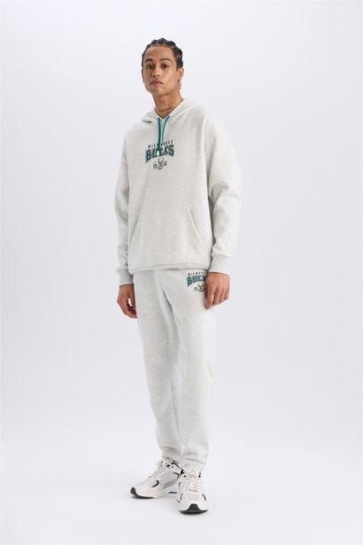 NBA Milwaukee Bucks Лицензиялық үлкен пішім бас киімді Свитер