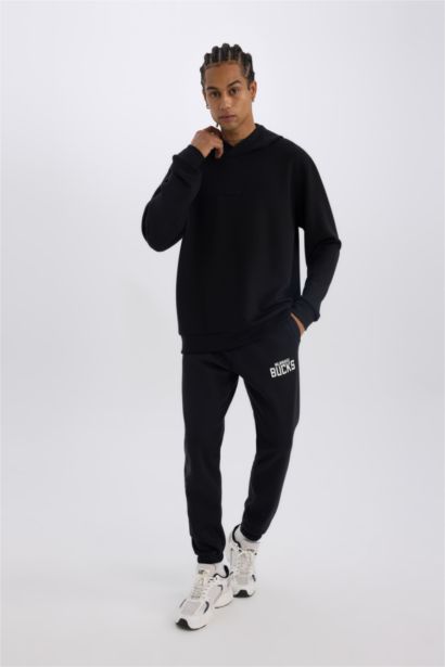 DeFactoFit NBA Milwaukee Bucks Thick Sports Jogger Sweatpants