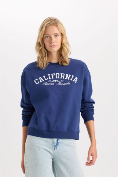 Relax Fit Thick Sweatshirt Fabric Sweatshirt