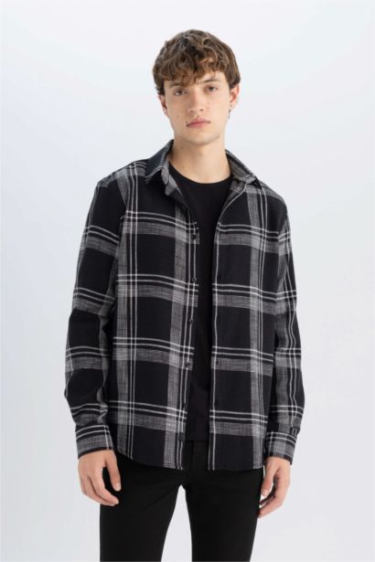 Regular Fit Cotton Long Sleeve Shirt