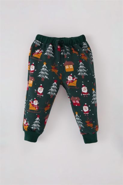 Baby Boy Christmas Themed Sweatshirt Sweatpants 2 Piece Set