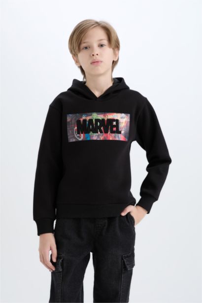 Marvel Avengers Kapüşonlu Sweatshirt Erkek Çocuk