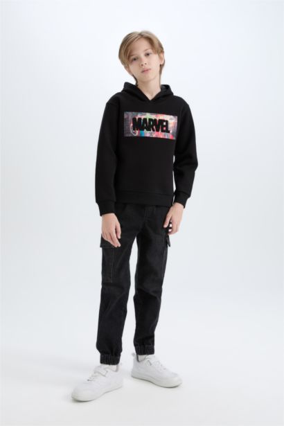 Marvel Avengers Kapüşonlu Sweatshirt Erkek Çocuk