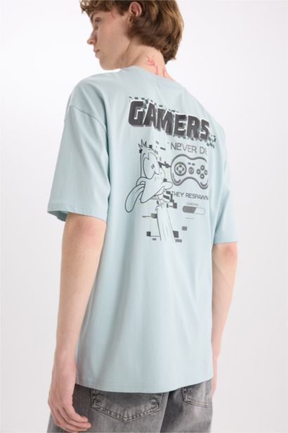 Cotton Looney Tunes Boxy Fit Printed T-Shirt