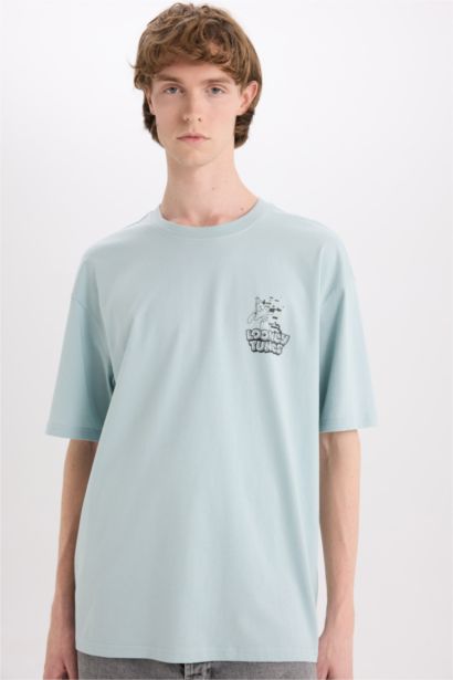 Cotton Looney Tunes Boxy Fit Printed T-Shirt