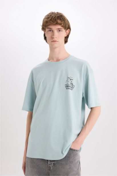 Cotton Looney Tunes Boxy Fit Printed T-Shirt