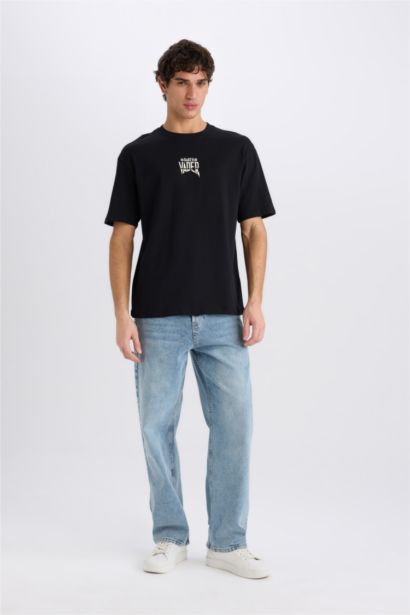 Star Wars Boxy Fit Crew Neck Printed T-Shirt