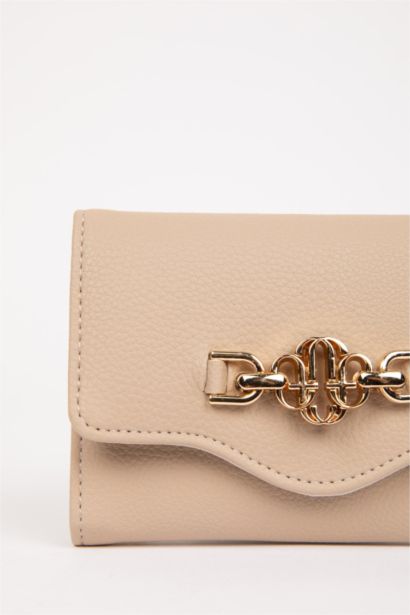 Kadın Toka Detaylı Suni Deri Cüzdan