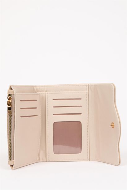 Kadın Toka Detaylı Suni Deri Cüzdan