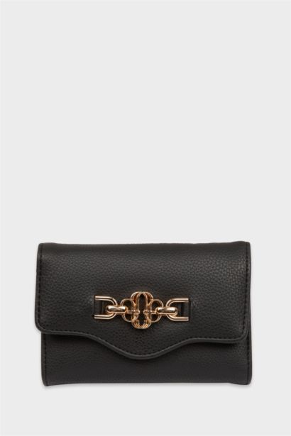 Kadın Toka Detaylı Suni Deri Cüzdan