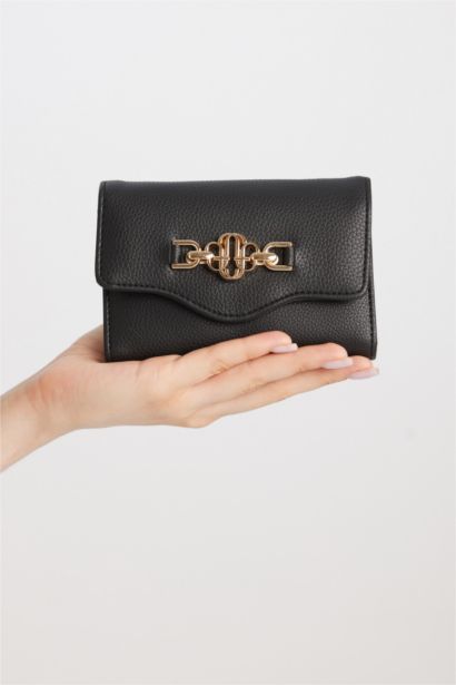 Kadın Toka Detaylı Suni Deri Cüzdan