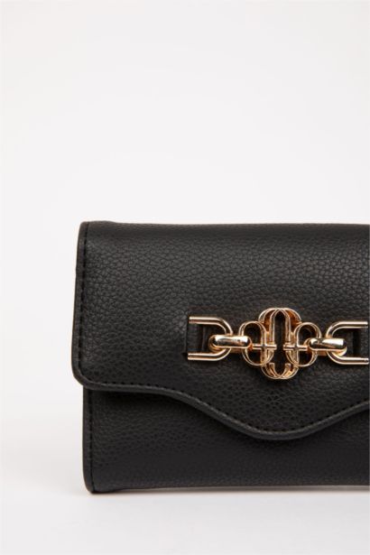 Kadın Toka Detaylı Suni Deri Cüzdan