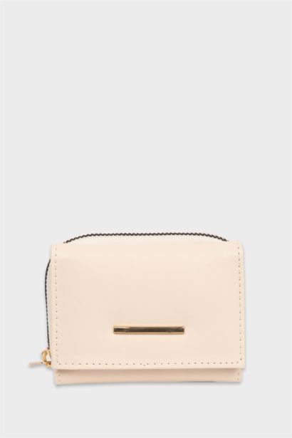 Kadın Fermuarlı Suni Deri Cüzdan