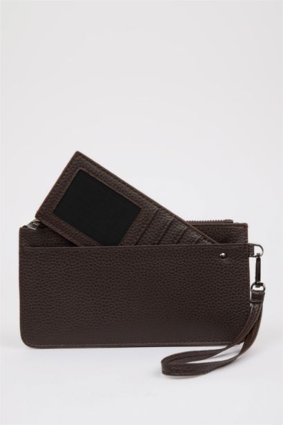 Man Faux Leather Wallets