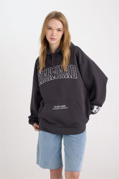 Sweat-shirt Oversize à manches longues Harvard University