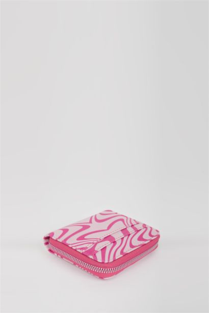 Kadın Desenli Suni Deri Cüzdan