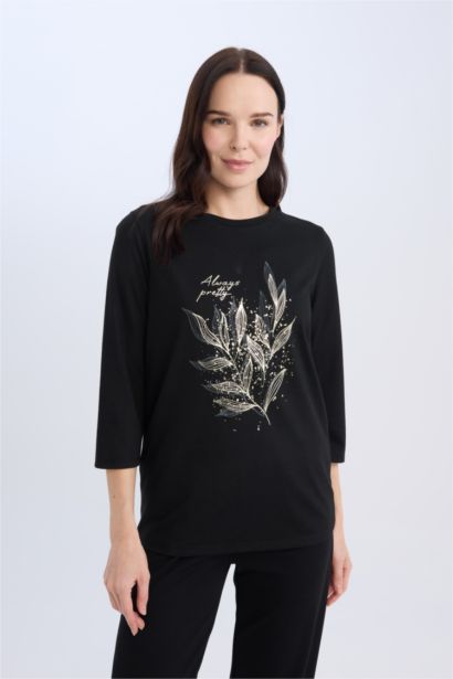 Regular Fıt Uzun Kollu Tişört