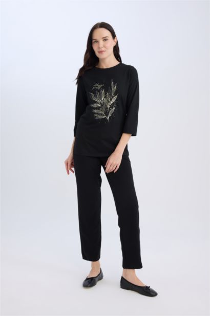 Regular Fıt Uzun Kollu Tişört