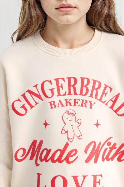 Sweatshirt imprimé à Col rond Coupe décontractée