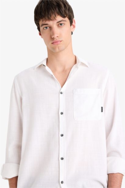 Regular Fit Cotton Long Sleeve Shirt