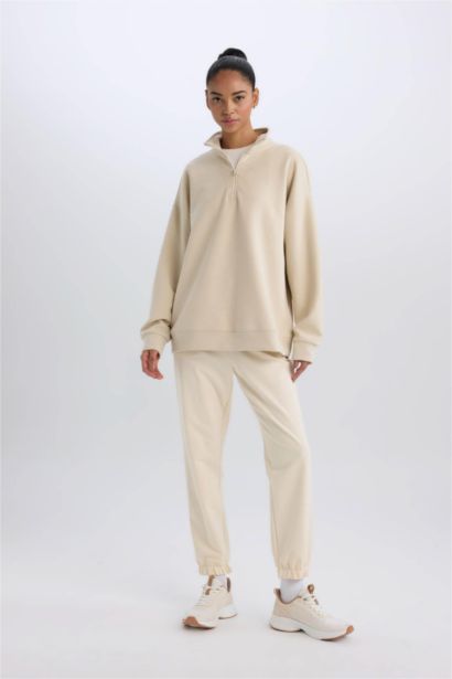 بنطلون سويت بانتس جوجر قصة عادية بجيب من DeFactoFit