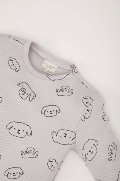 Baby Boy Camisole Patterned Top Bottom 2 Piece Pajama Set