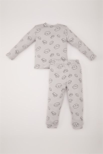 Baby Boy Camisole Patterned Top Bottom 2 Piece Pajama Set