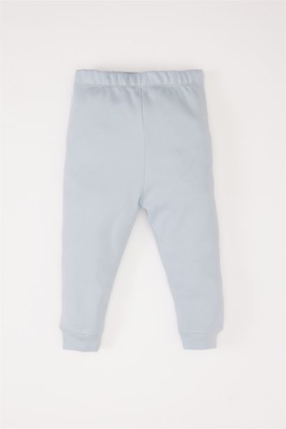 طقم بيجاما بيبي بناتي قصة عادية بطبعة يونيكورن - قطعتين