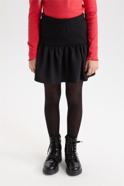 Jupe basique avec taille élastique pour Fille