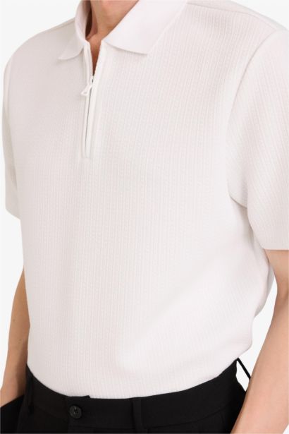 Regular Fit Short Sleeve Polo T-Shirt