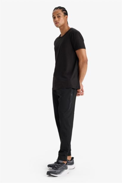 DeFactoFit Standard Fit Standard Leg Scuba Fabric Joggers