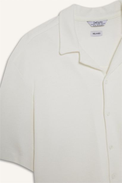 قميص صيفي نص ردن قصة مريحة وياخة عالية