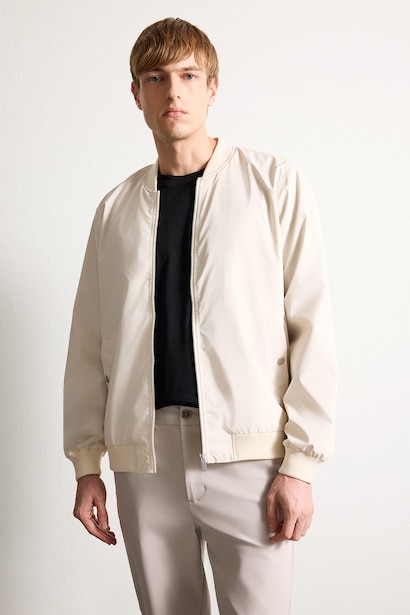 Zipper Puffer Jacket