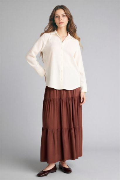 تنورة طويل فيسكوز