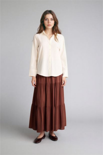 تنورة طويل فيسكوز