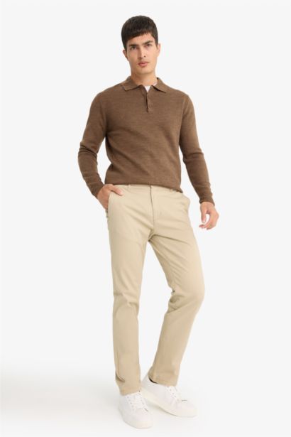 Regular Hem Trousers
