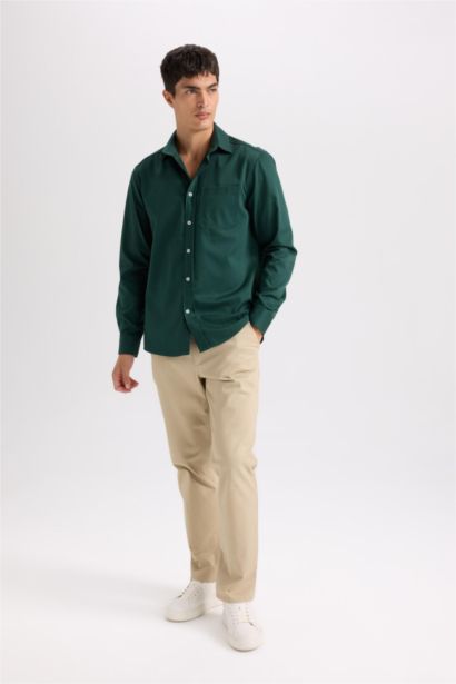 Regular Hem Trousers