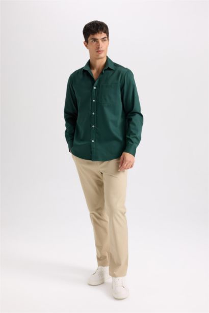 Regular Hem Trousers
