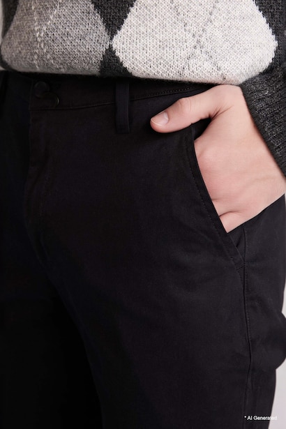 Regular Hem Trousers