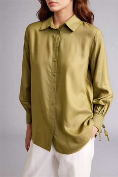 Regular Fit Viscose Long Sleeve Tunic