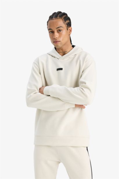 Sweat à capuche de sport en tissu scuba de DeFactoFit