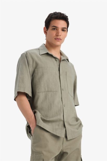 قميص نص كم قصة مريحة