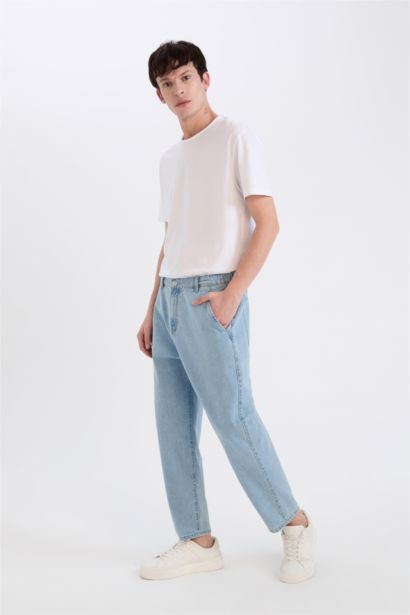 relaxed slouchy fıt деним кең етек Шалбар