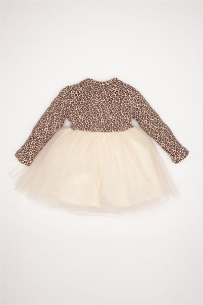 Baby Girl Leopard Patterned Ribbed Camisole 2 Piece Set