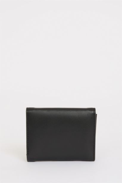 Kadın Leopar Desenli Suni Deri Cüzdan