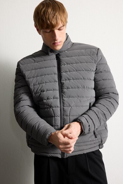 Zipper Puffer Jacket