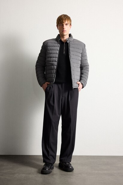 Zipper Puffer Jacket