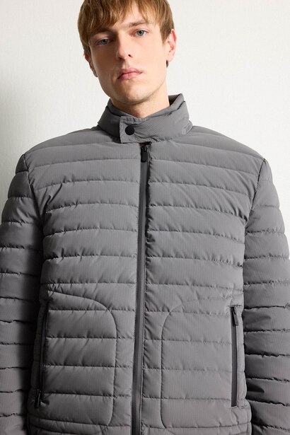 Zipper Puffer Jacket