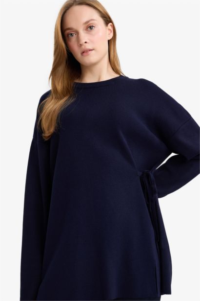 Regular Fit Crew Neck Tunic