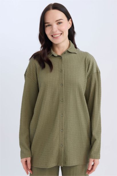 T-Shirt à Manches Longues à coupe décontractée